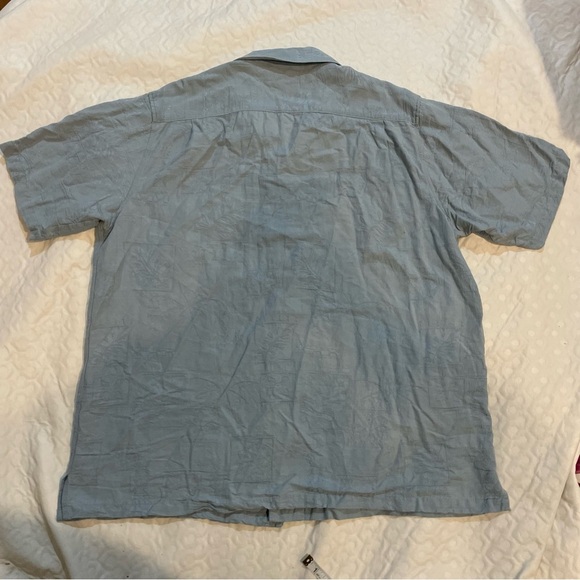 Batik Bay Button Down Short Sleeve Men’s Shirt 2XLT 100% Silk Machine Washable - Picture 8 of 8